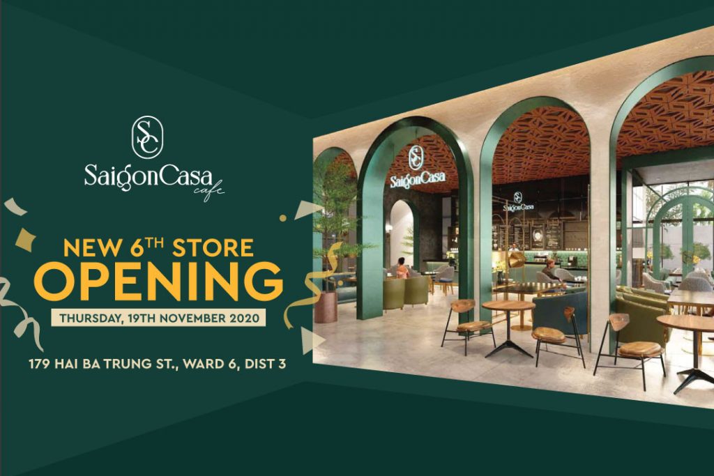 Saigon Casa Cafe Hai Ba Trung - New Store opening