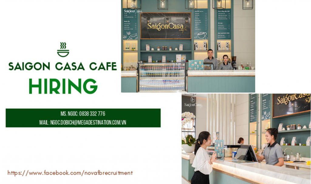 Recruitment Saigon Casa Cafe Hai Ba Trung